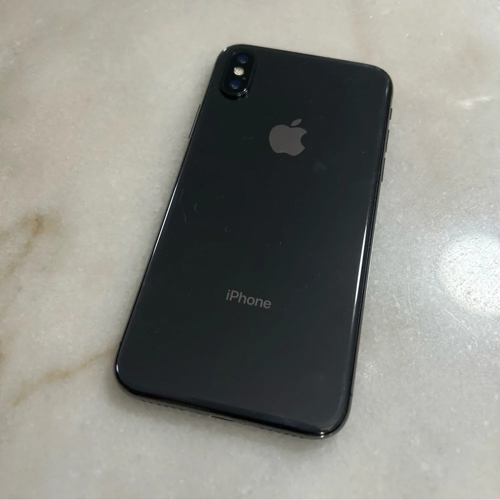 iPhone X Space grey 256GB Used